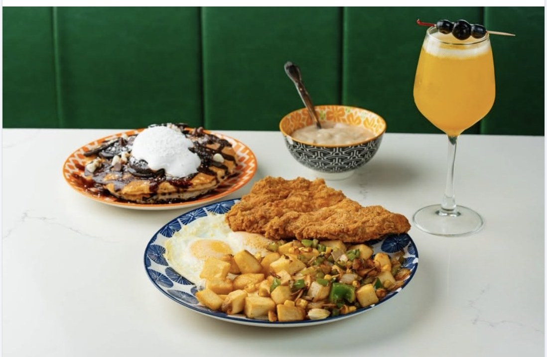 Chicken fried chicken plate at Honeyberry Pancakes and Cafe
